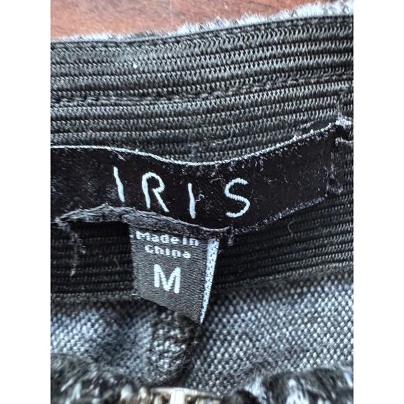 Iris Black & White Checkered Stretch Pants - Size Medium - Picture 8 of 10